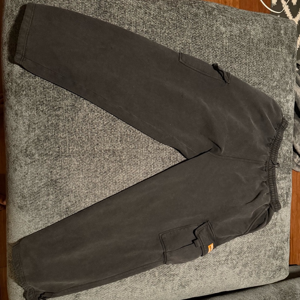 Market & Spruce Black Joggers with Elastic Waistband